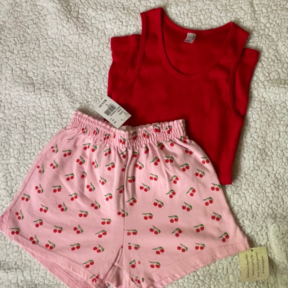 TEASE SOFFE shorts with cherries
